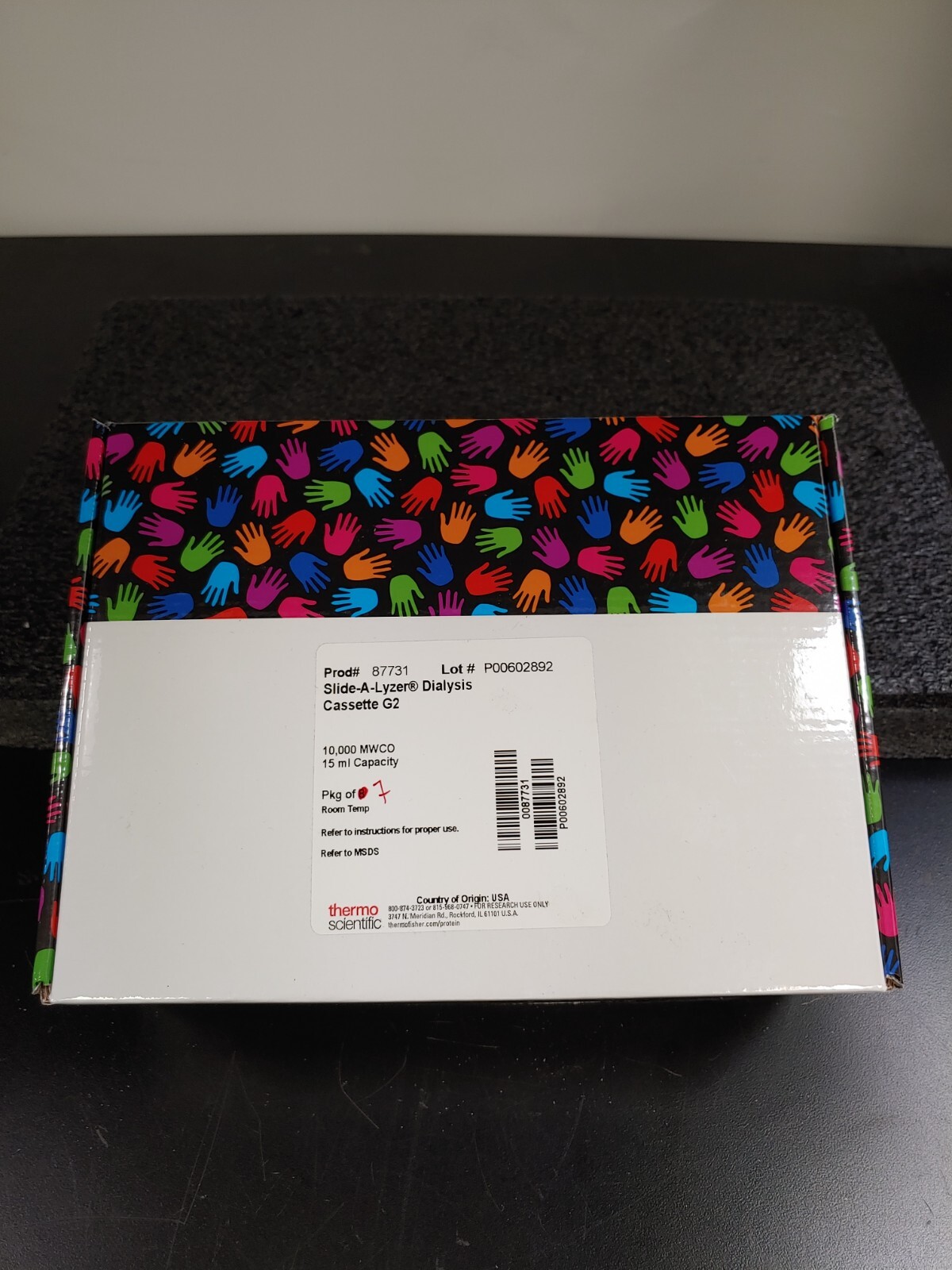 THERMO SCIENTIFIC Partial Box of 7 87731 Slide A Lyzer Dialysis Cassette G2