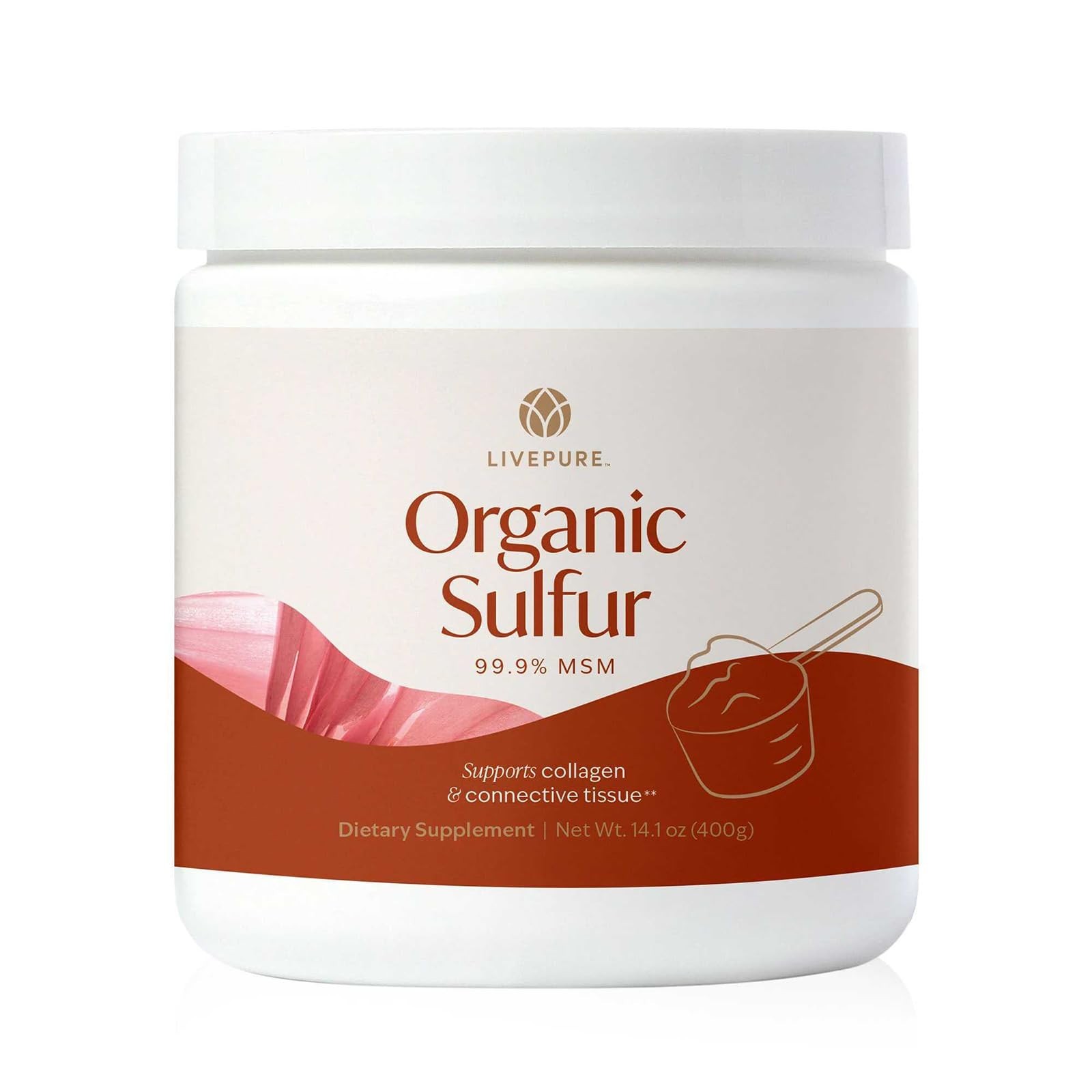 PURE Organic Sulfur Powder | 14.1 oz | Premium MSM Supplement for Joint Suppo…