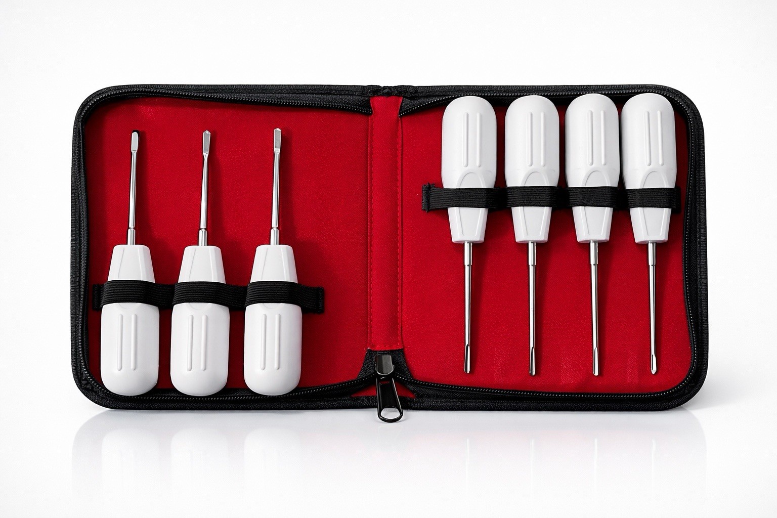 Professional Dental Osteotome Periotome Set 7pcs Implant Extraction