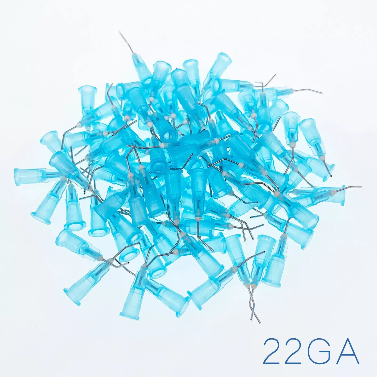 Dental Pre-Bent Flow Needle Tips For Etch Disposable Dispensing Syringe Tip