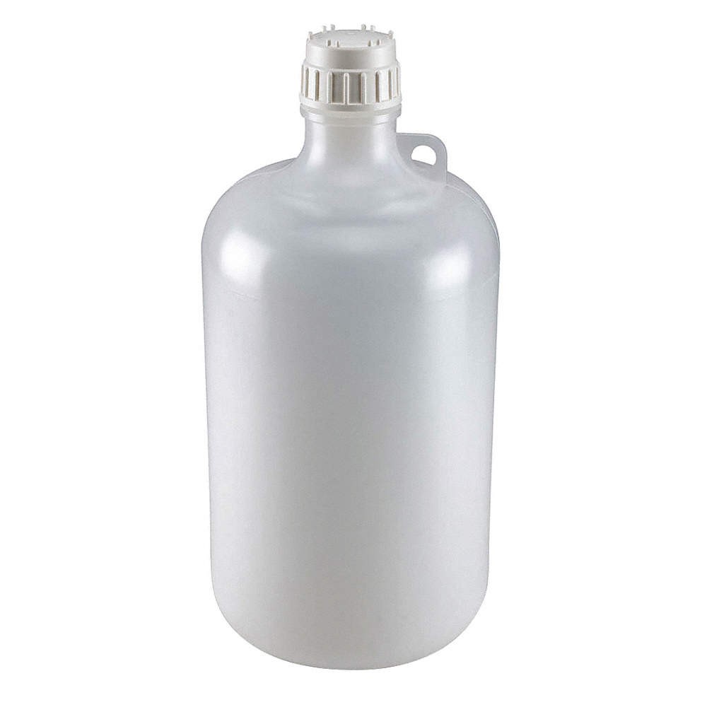 GLOBE SCIENTIFIC Bottle,415 mm H,Natural,195 mm Dia 55NH39