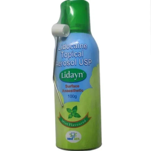 1 X Dentaids Lidayn Spray Mint flavored topical aer osol ansth-etic spray