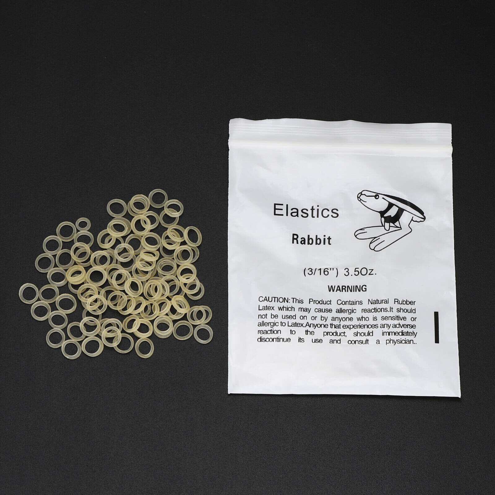 5000 Pcs/Pack Dental Orthodontic Rubber Bands Elastics Braces 3.5/5.0/6.5 oz