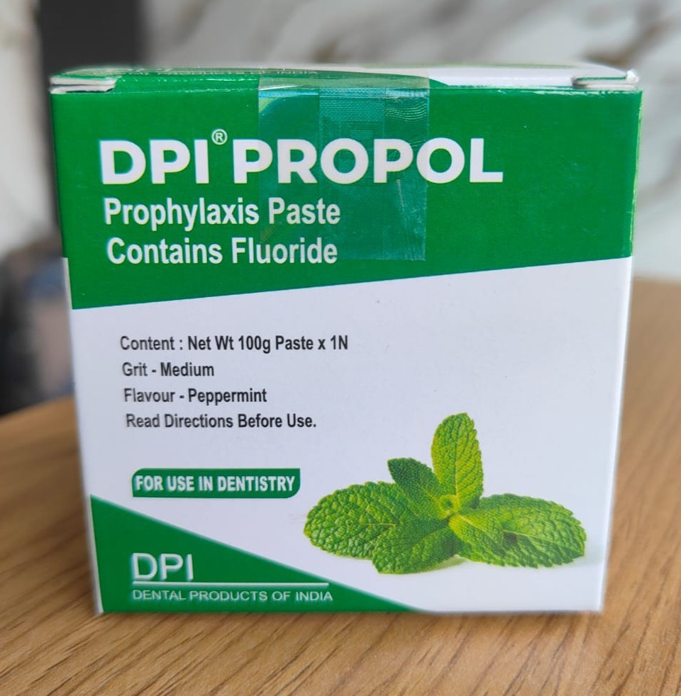 DPI PROPOL Dental Prophylaxis Paste 100g Fluoride Polishing Paste -Free Shipping