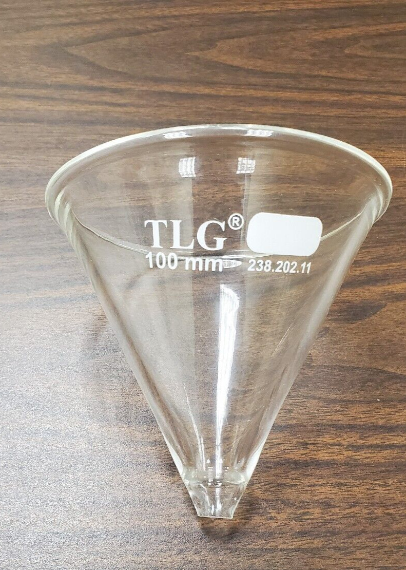 100MM FILTER FUNNEL, 58º ANGLE , NO STEM, CAPACITY 225ML PK/3