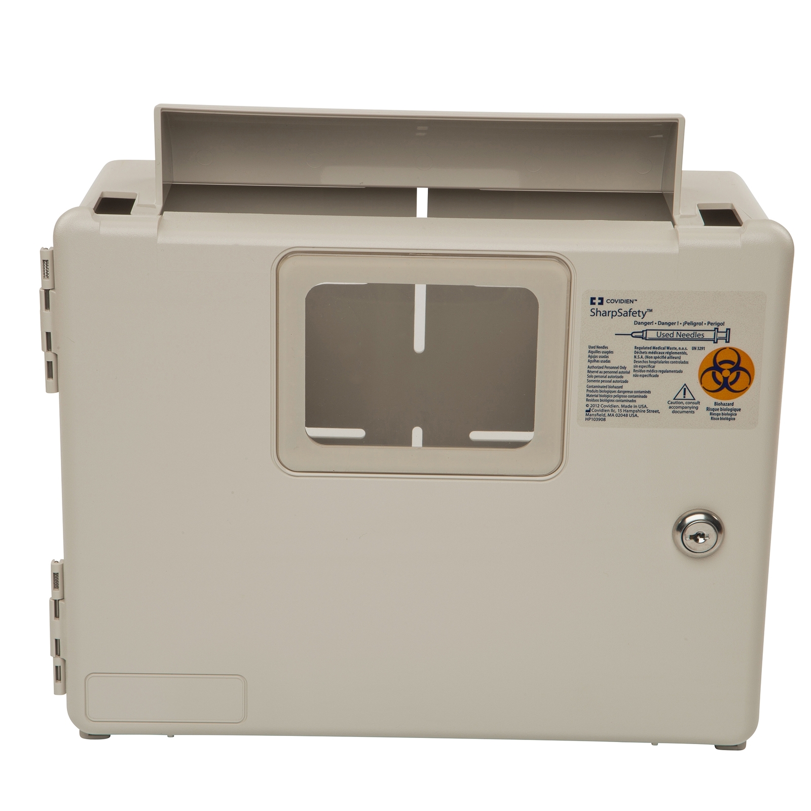 Kendall Sharps Container Cabinet / Wall Enclosure Case of 5
