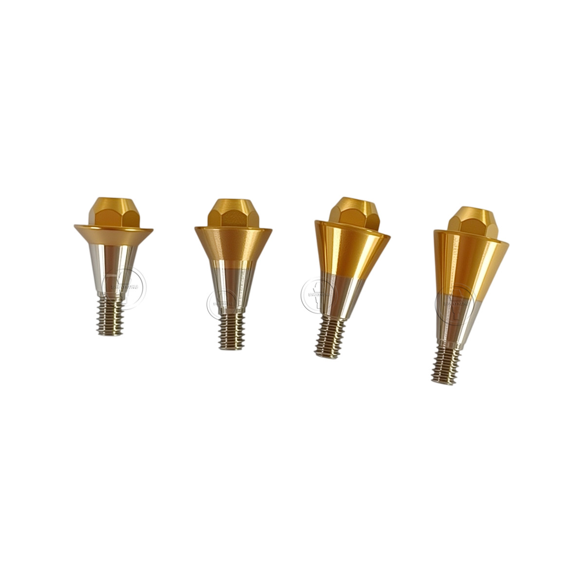 12 pcs Multi unit straight abutment fits to Den-tium superline platform D4.5/5.5