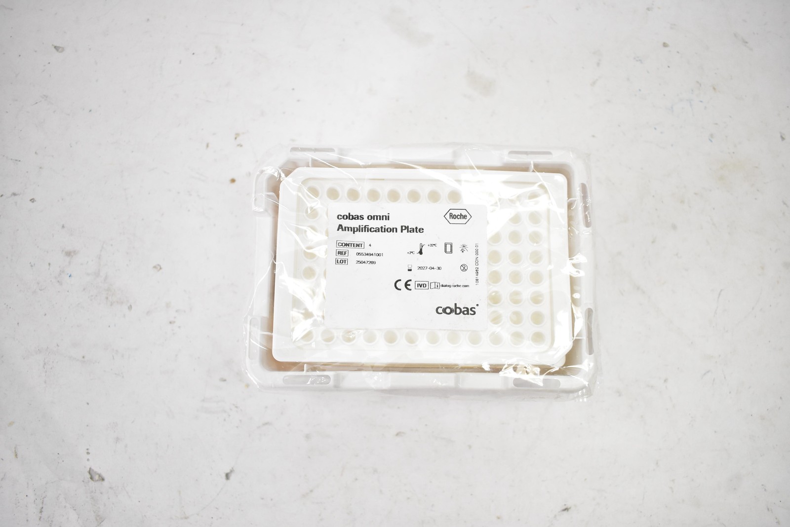 Roche cobas omni Amplification Plate REF 05535491001 IVD CE Content 4 Exp 2027