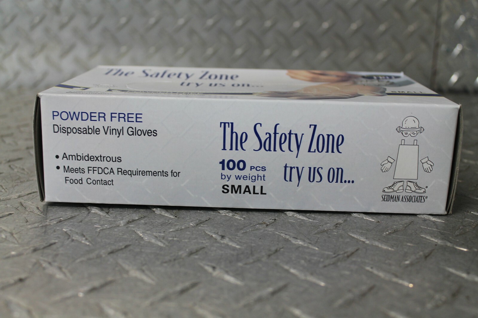 The Safety Zone Vinyl Small Disposible Gloves 100 Powder Free For Food Contact
