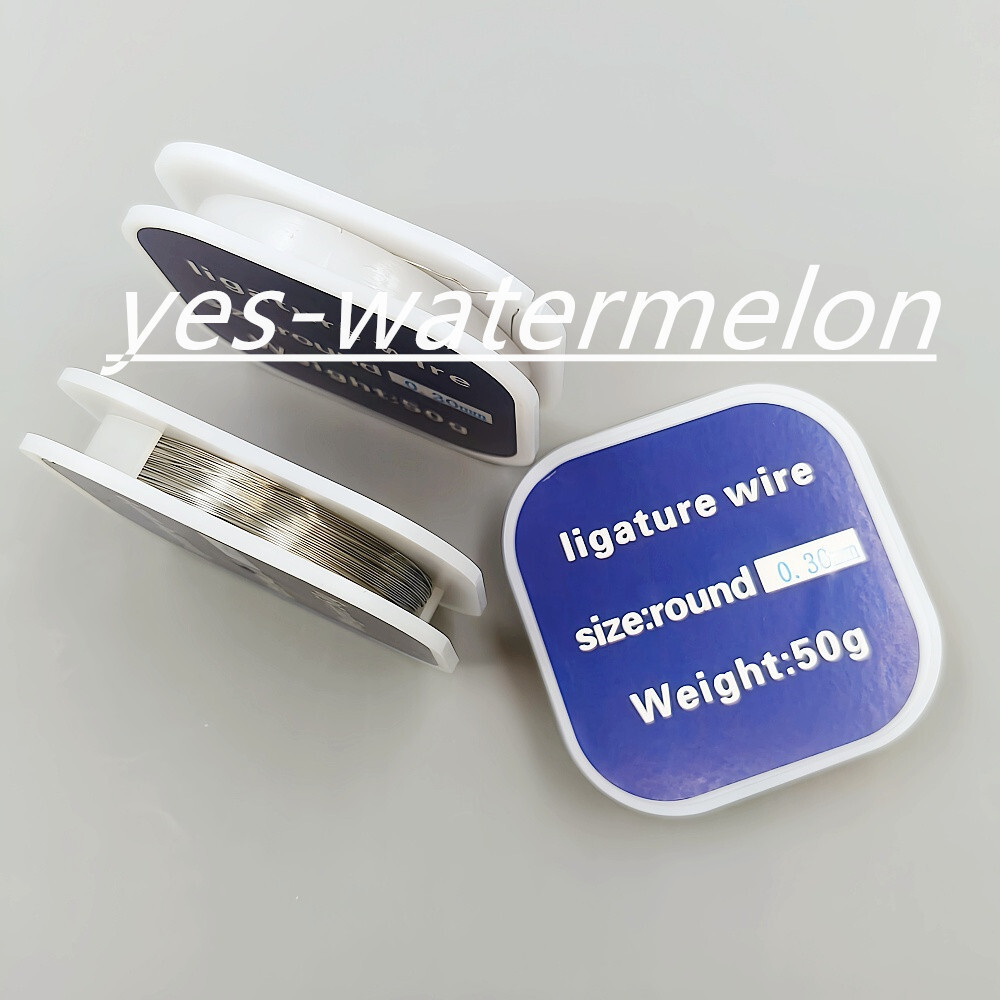 50g Dental Medical Wire Line 0.2/0.25/0.3mm 50g Plastic And Stainless Steel Roll