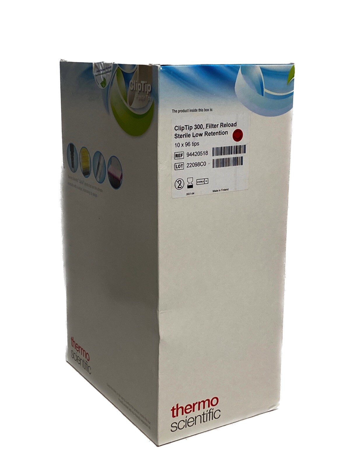 (960/Pk) THERMO ClipTip 300uL Low Retention Filter Reload Pipet Tips 94420518