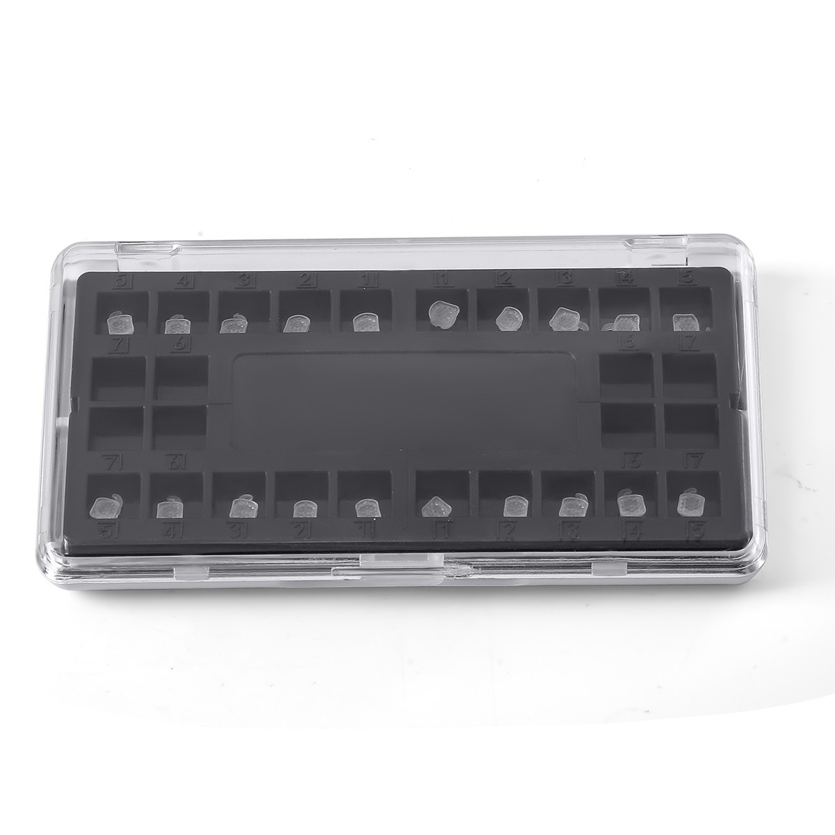 AZDENT Dental Orthodontic Ceramic Brackets Braces Roth/MBT 0.022 Hooks 345