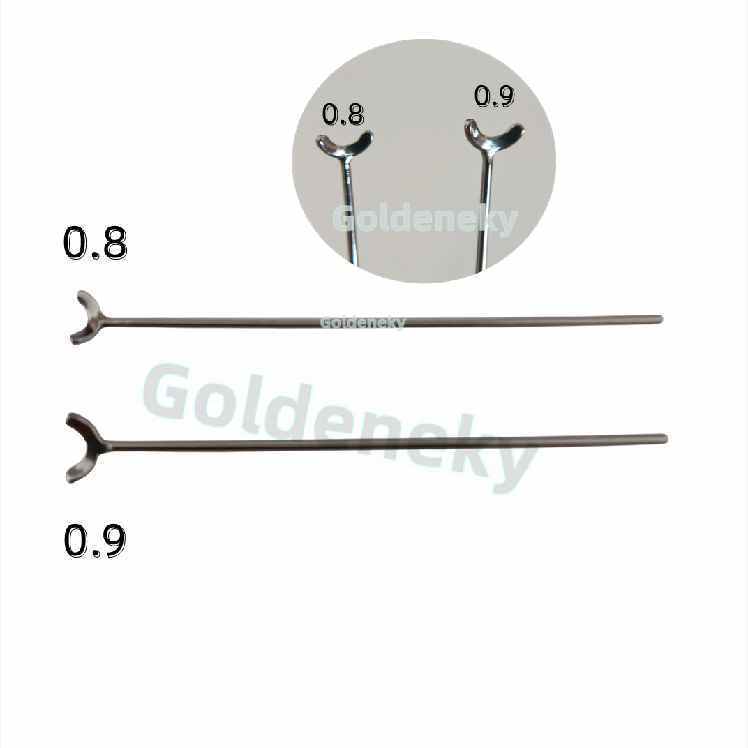 20Pc Dental Ball Retainer J Clasp Oblique Clasps Bars 0.8/0.9 Y-Type Scheu Style