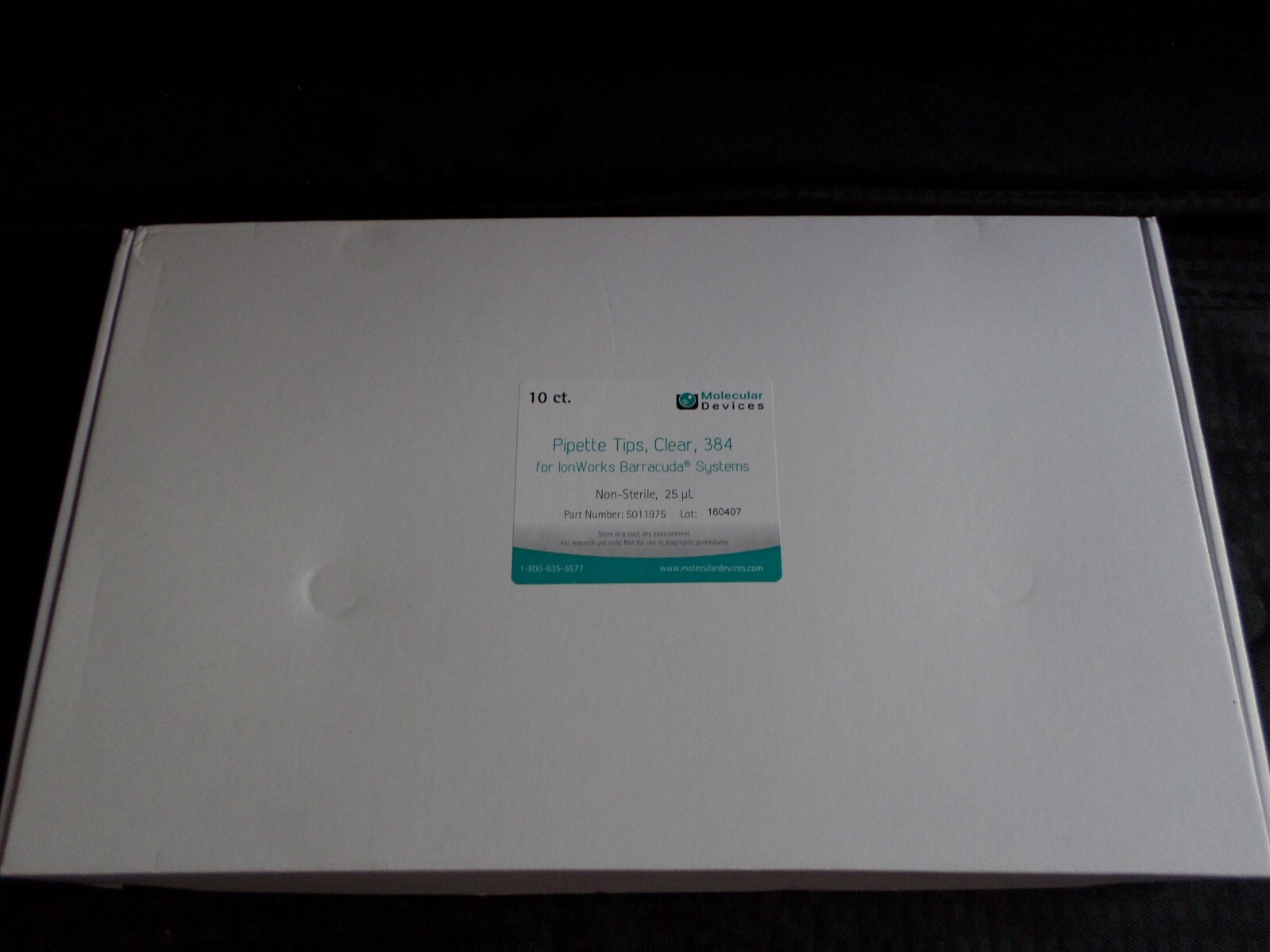(10) Molecular Devices 25uL 384-Well Clear Pipette Tips for IonWorks Barracuda