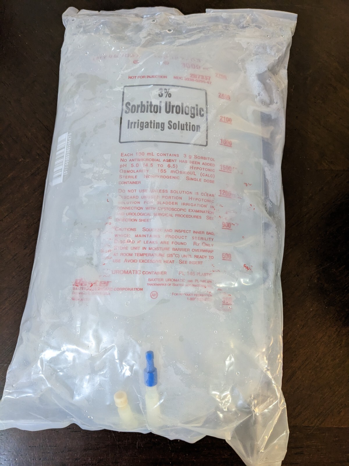 Baxter 3% Sorbitol Urologic Irrigating Solution