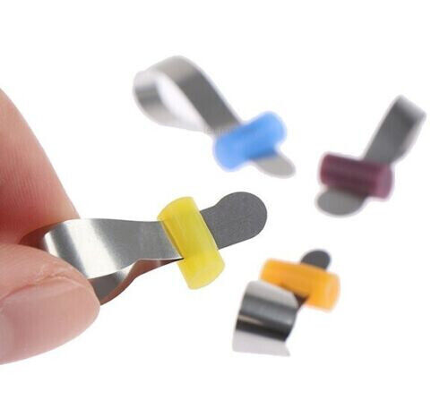 20Pcs Dental Preformed Forming Sheet Matrix Band Sectional Contoured Metal Bands