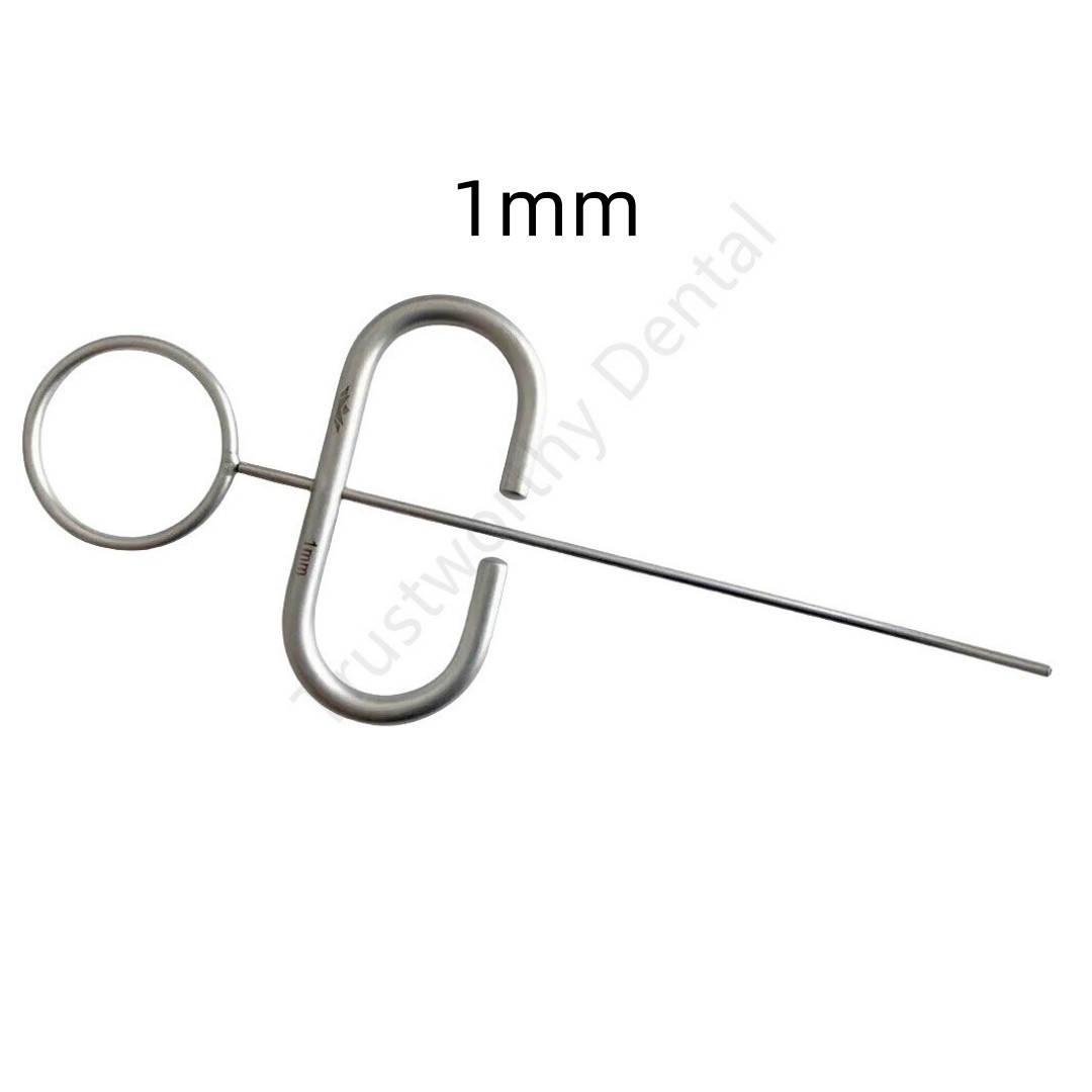 Dental Teeth MTA Plugger Root Canal Bone Cement Refill SS 0.8mm/1.0mm/1.2/1.8mm