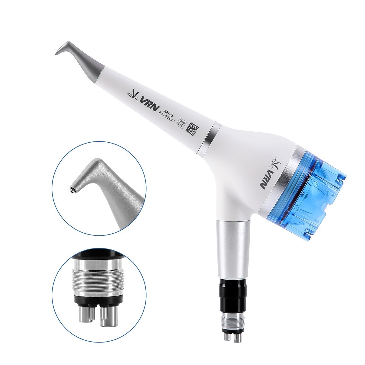 Dental Air Polisher Prophy Handpiece Air Flow 2/4 Holes Fit NSK Quick Connector