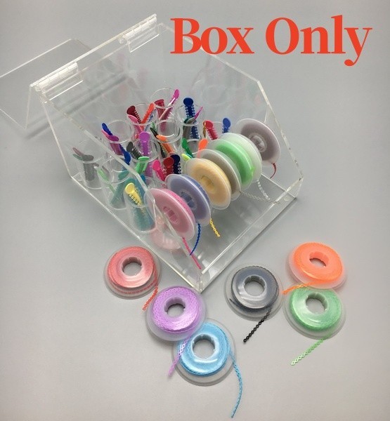 Dental Acrylic Organizer Case Power Chain Ligature Tie Storage Box Holder 2in1