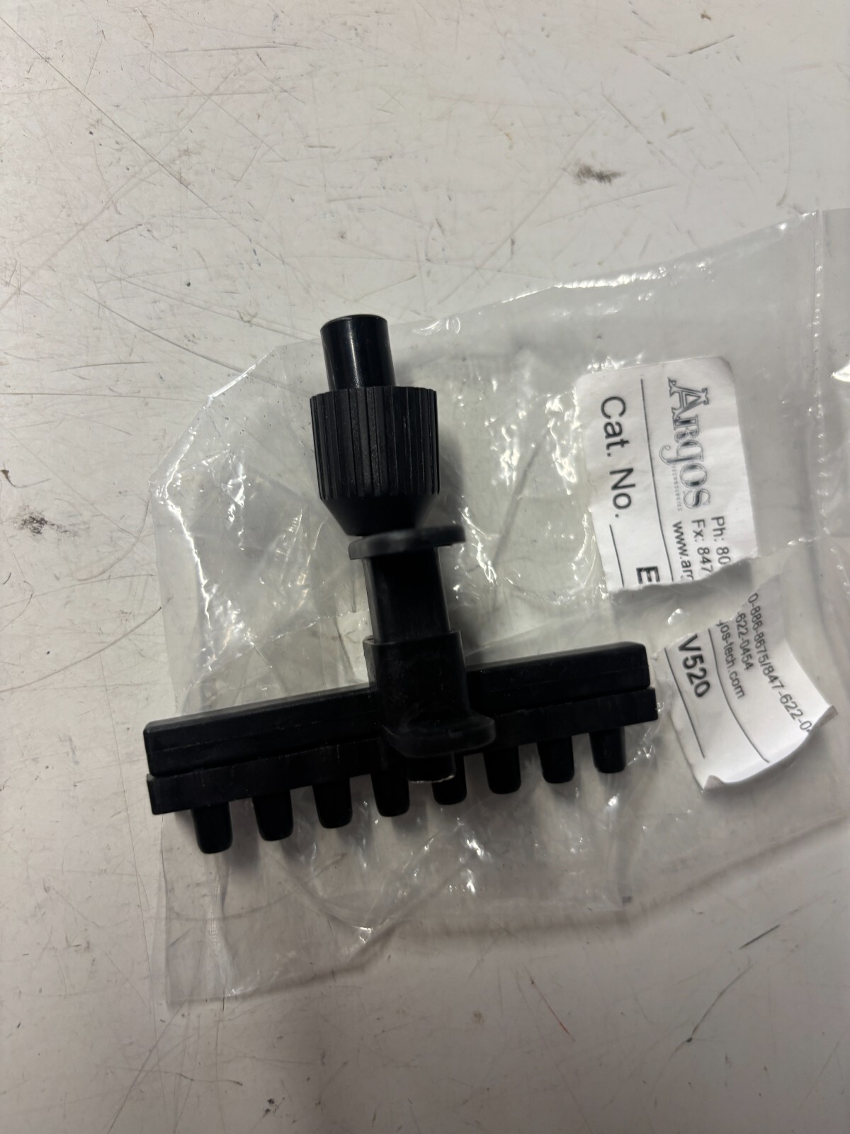 Argos Hand-E-Vac 8 Channel Adaptor EV520 8-Channel Plastic Adapter with Ejector