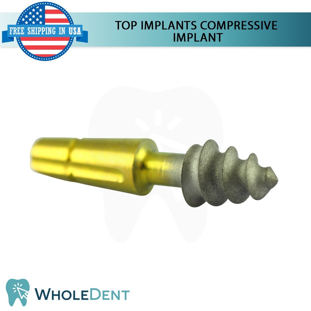 X5 Dental Compressive Monoblock Fixture Titanium Sterile SLA Surface Dentistry
