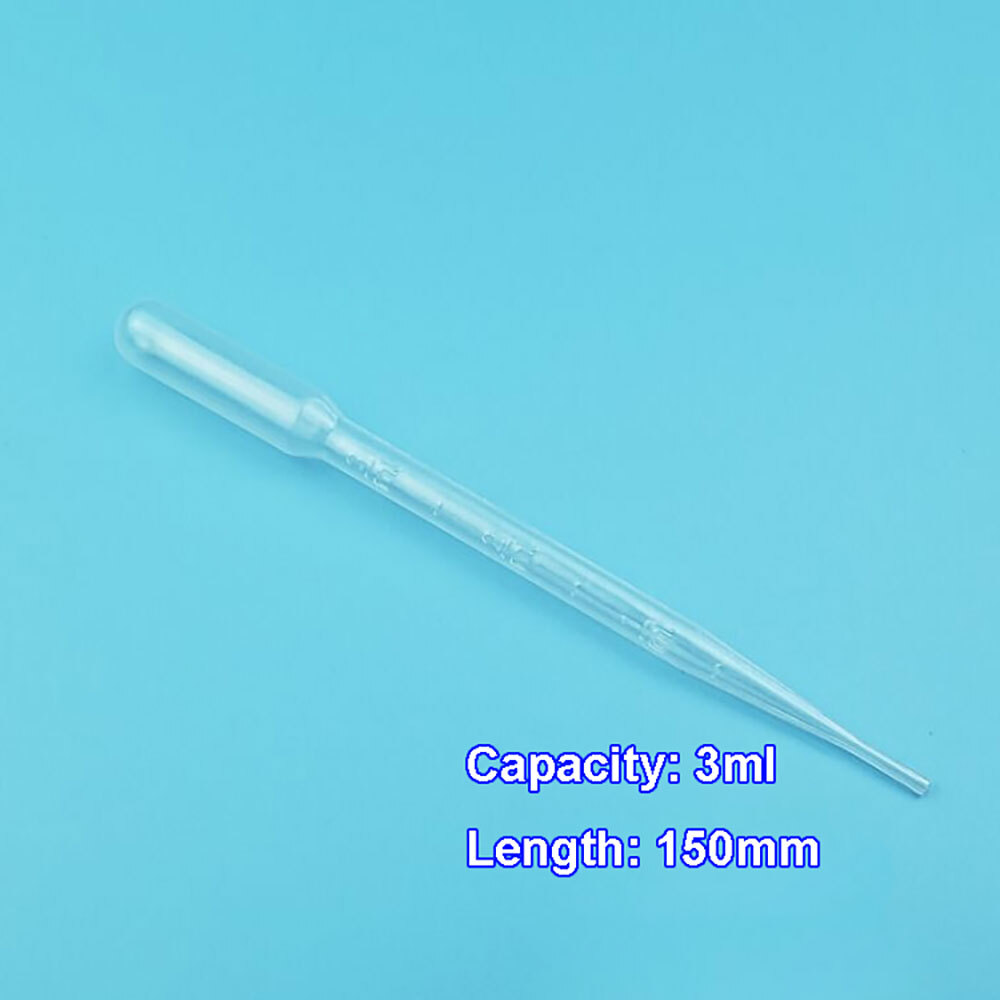 1/2/3/5ml Disposable Eye Dropper Set Transfer Lab Graduated Pipettes 200/400pcs