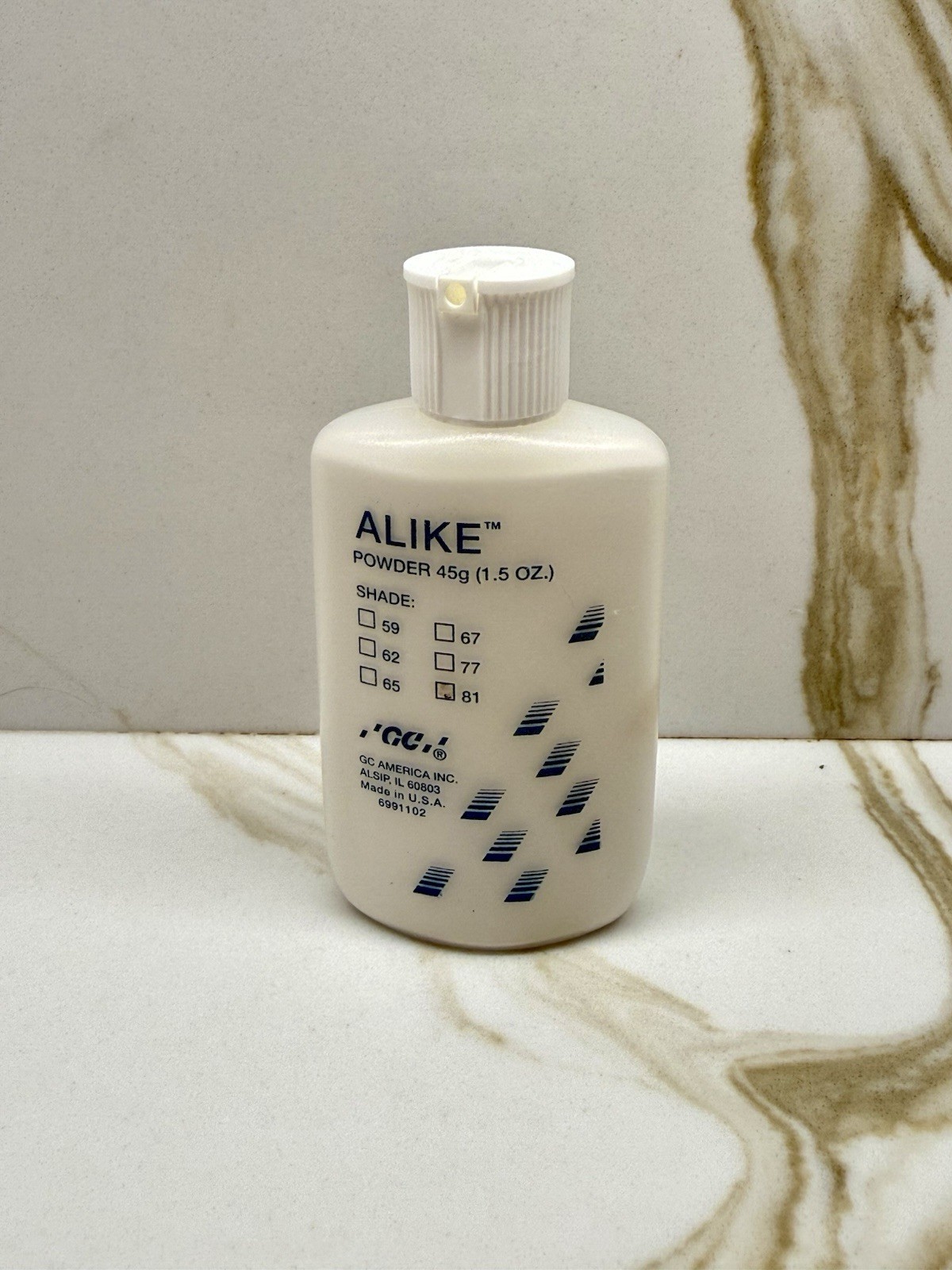 TEMPORARY CROWN POWDER ALIKE GC AMERICA, # 81/A3.5. 1.5OZ.45G