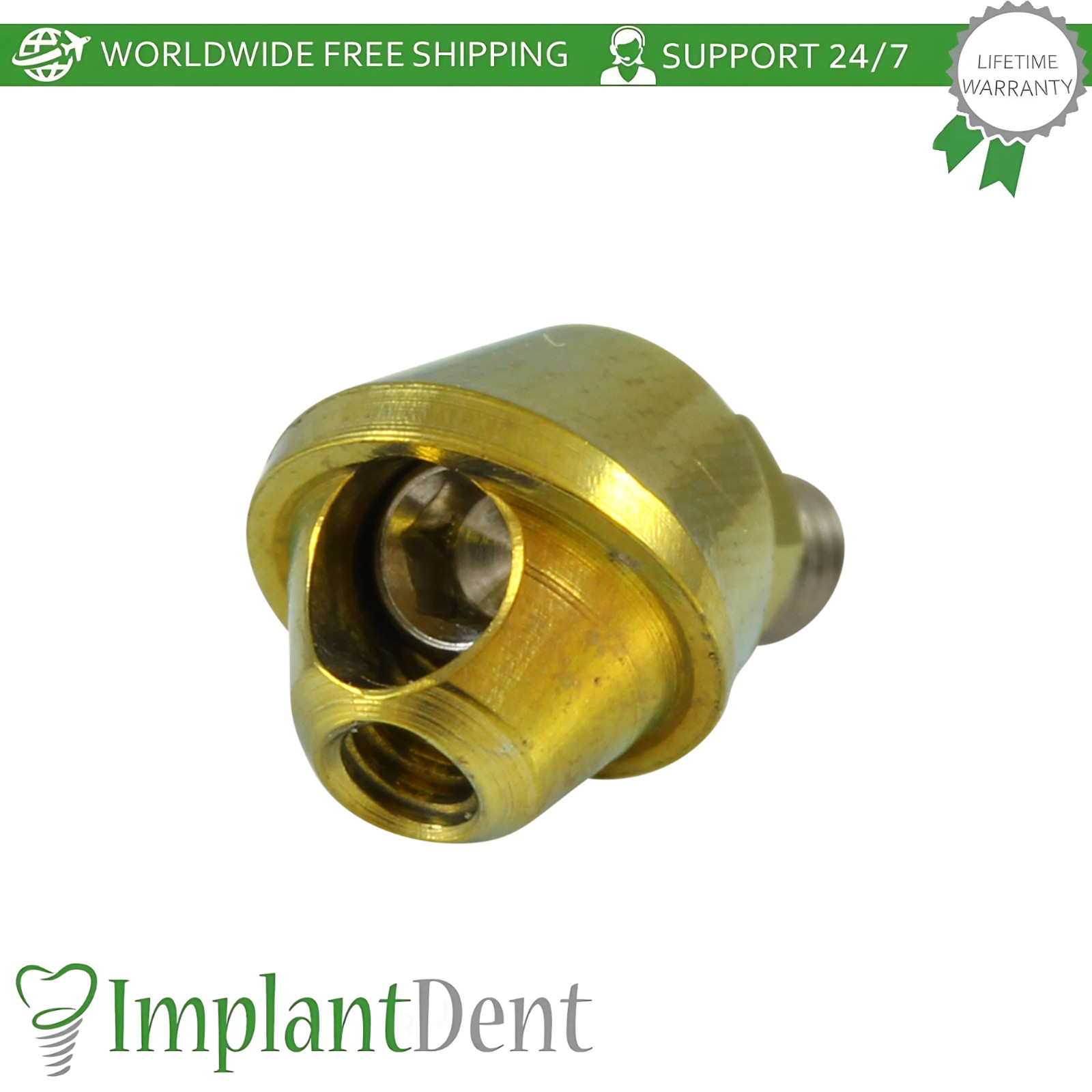 Angulated Multi Unit 1.6 CAD/CAM Set 45° Ø4.9mm Int Hex 2.42mm Dental Prosthetic