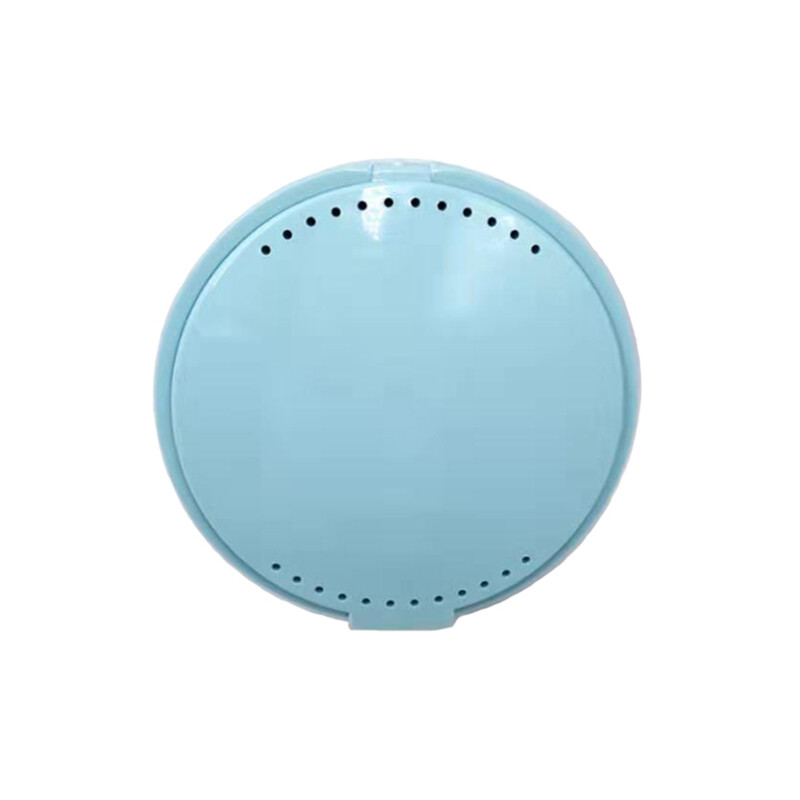 10pcs Denture Orthodontic Retainer Braces Storage Box Invisible Case with Mirror