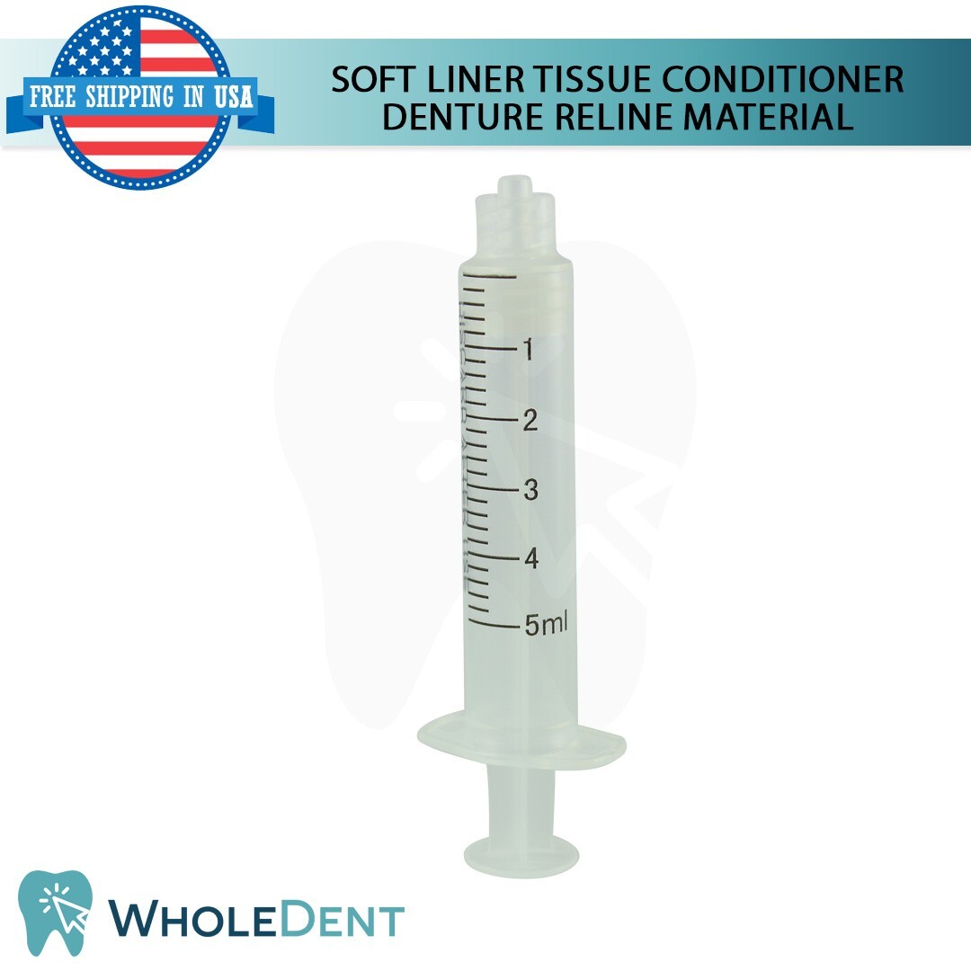 Self Curing Resin For Soft Liner Reline Home Use Kit DIY Denture Temporal Renew