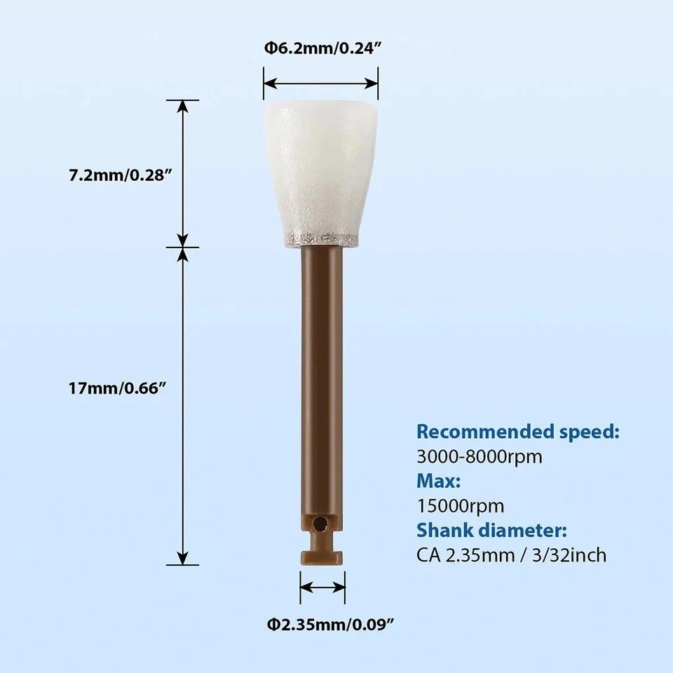 Dental Composite Polishing Cups Points Discs Pre-Polishing Finisher Fit ENHANCE