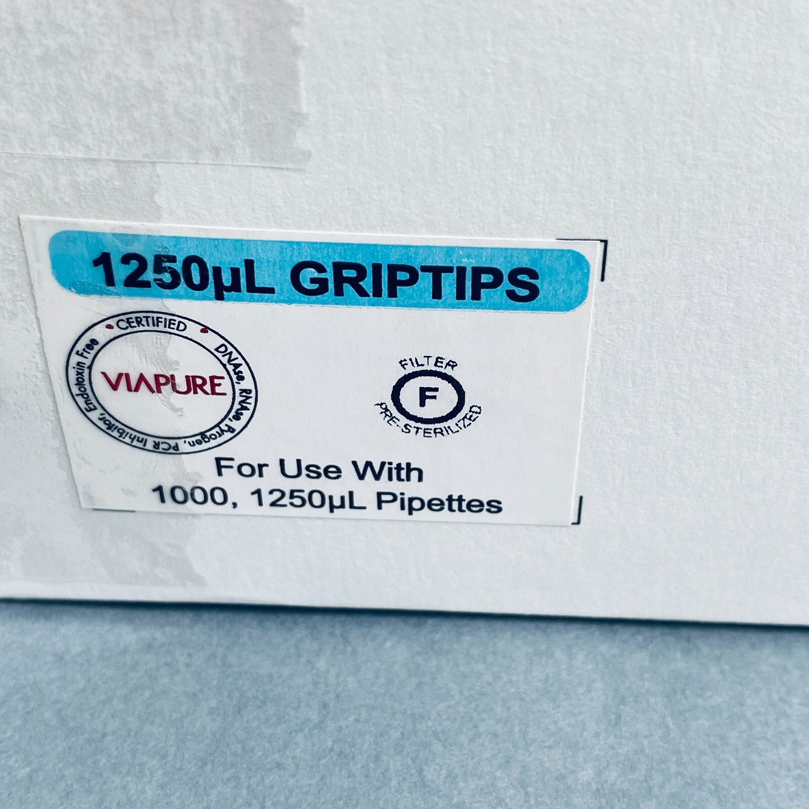 Integra Biosciences Pipette Tip 1250 ul Filtered Sterile Case of 40 Eco Racks