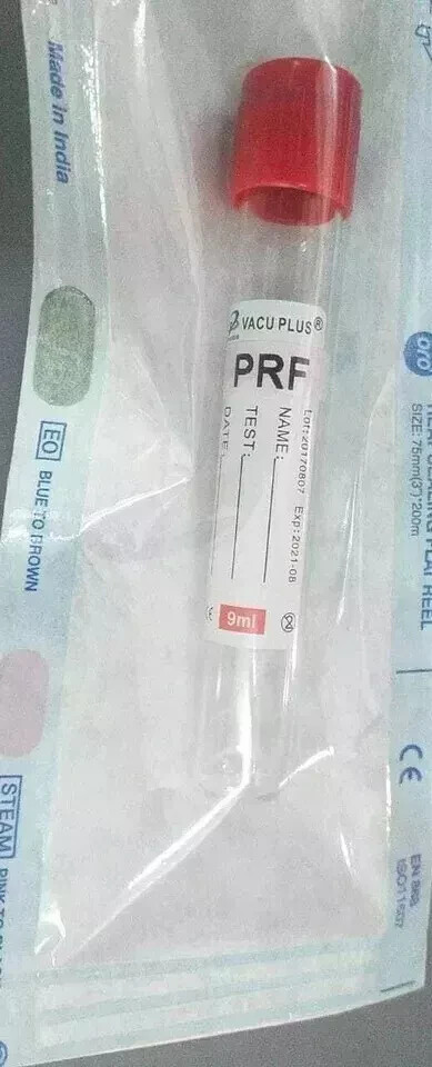 Vacu Plus PRF No Additive 9 mL 50 Tubes Individually Packed Expiry Jan 2027 @
