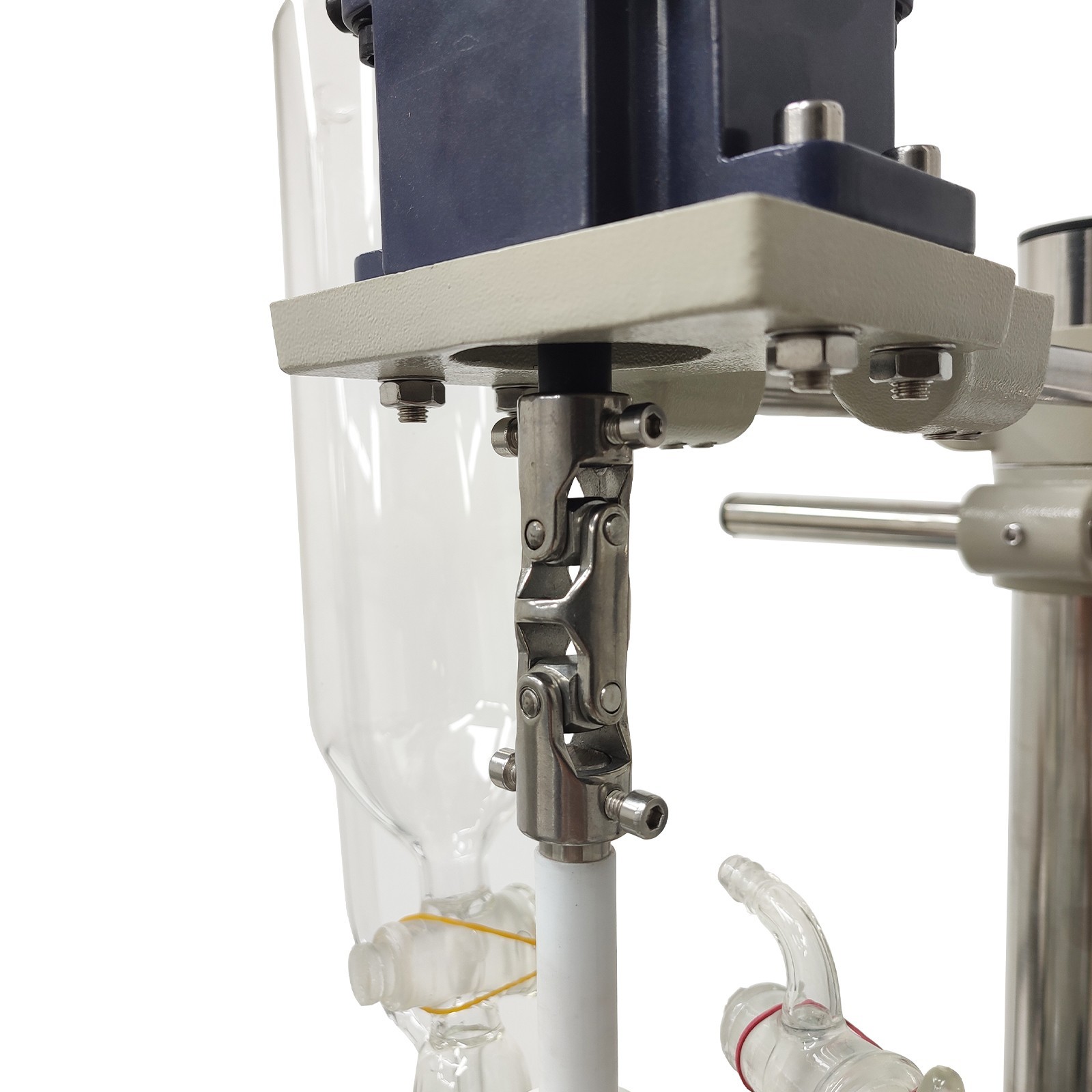 110V Jacketed Glass Reaction Vessel Professional Lab 20L Jacketed Glass Reactor