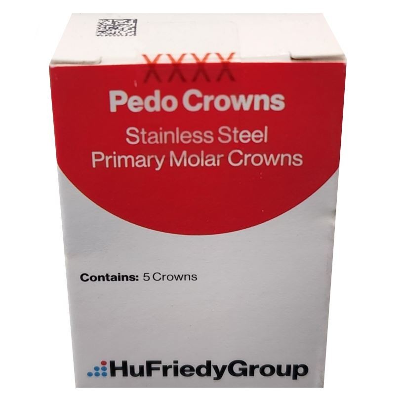 *5-Pieces* HuFriedyGroup Pedo Crowns Lower Right Primary 1st #3 Refill SSC-LRD3