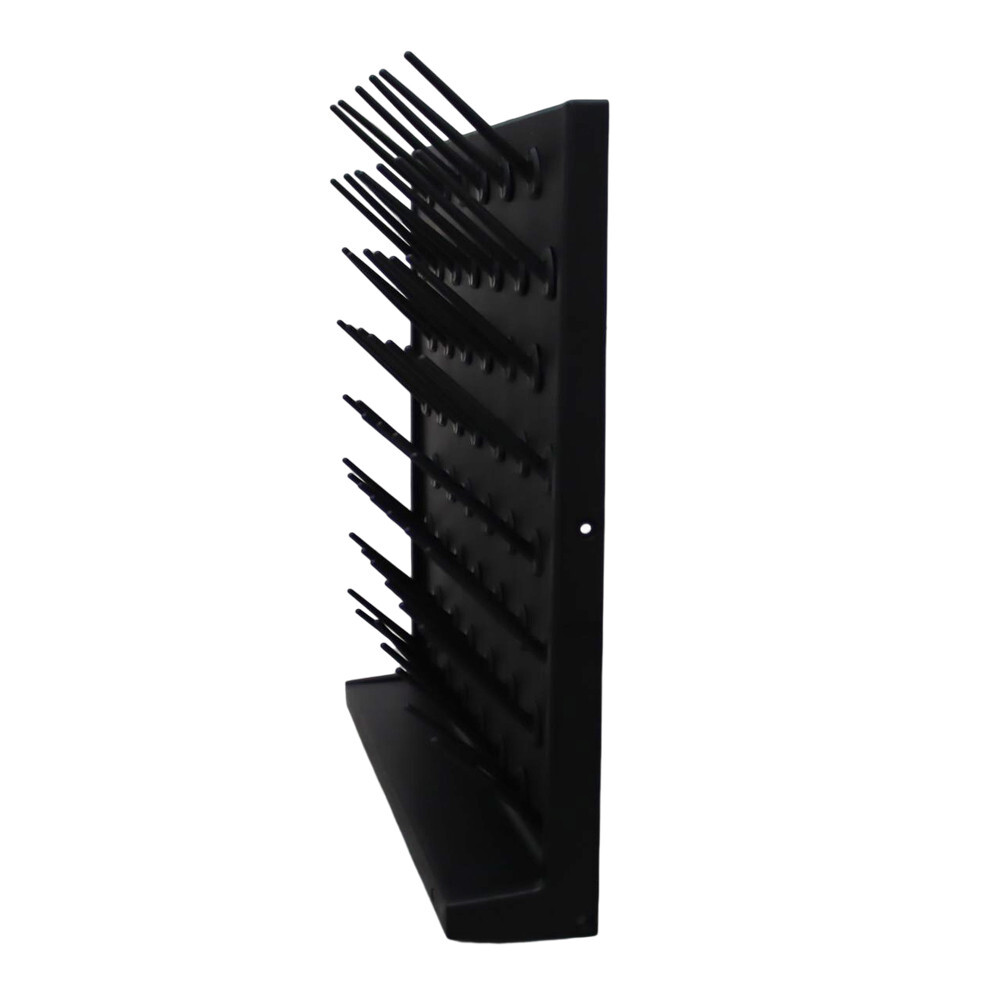 52-Pegs PP Drying Rack Single Side Cleaning Board for Test Tubes Flasks Draining