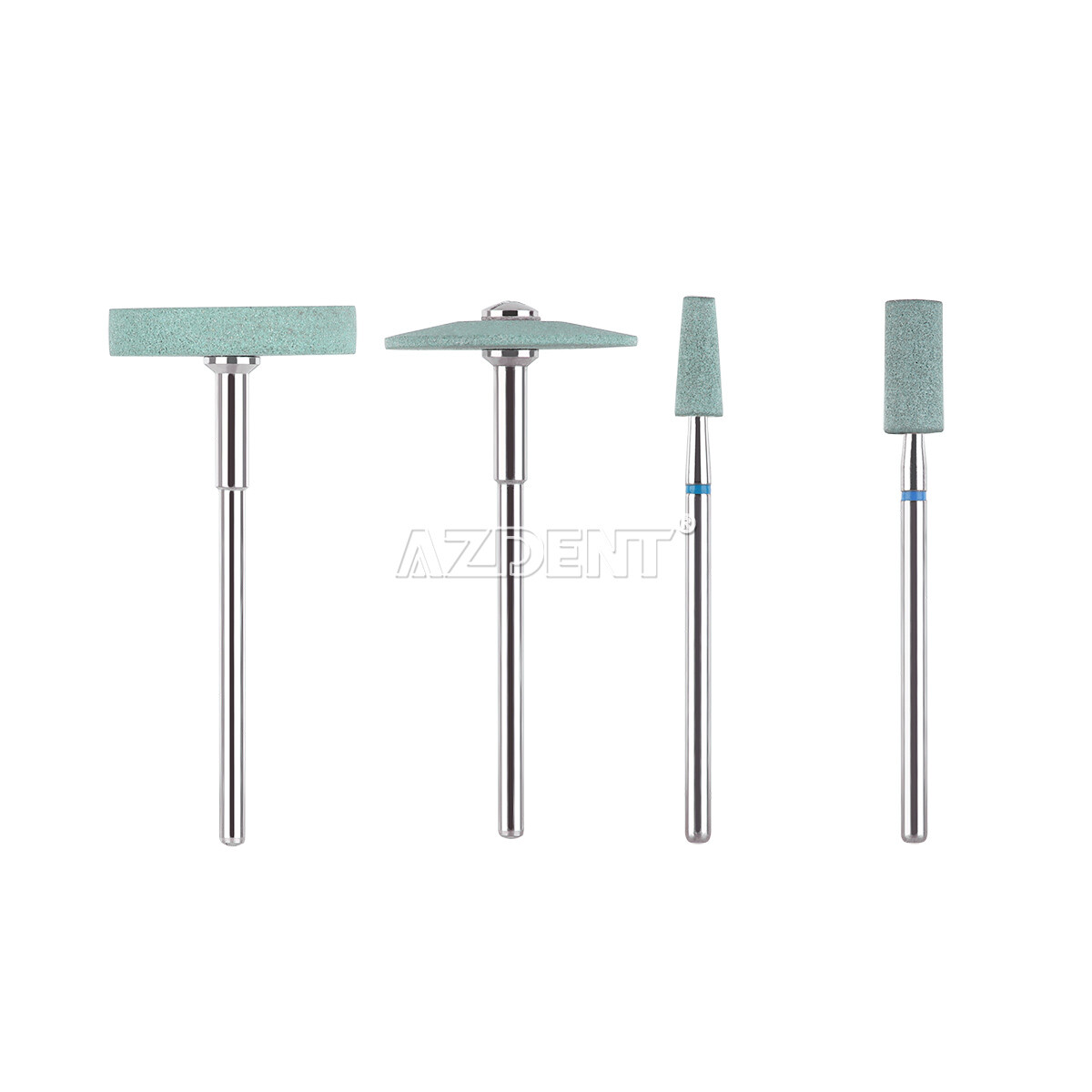 Dental Lab Diamond Impregnated Mounted Polishing Stone Zirconia Porcelain Green
