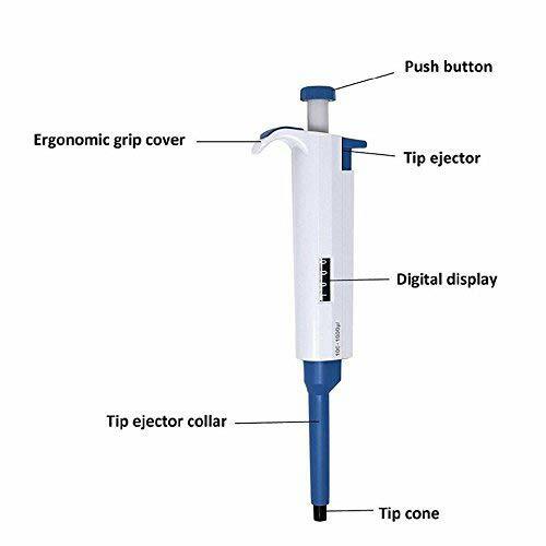 Micropipette Set Variable Volume 5-50Ul,10-100Ul,100-1000Ul Set Total 3 No Combo