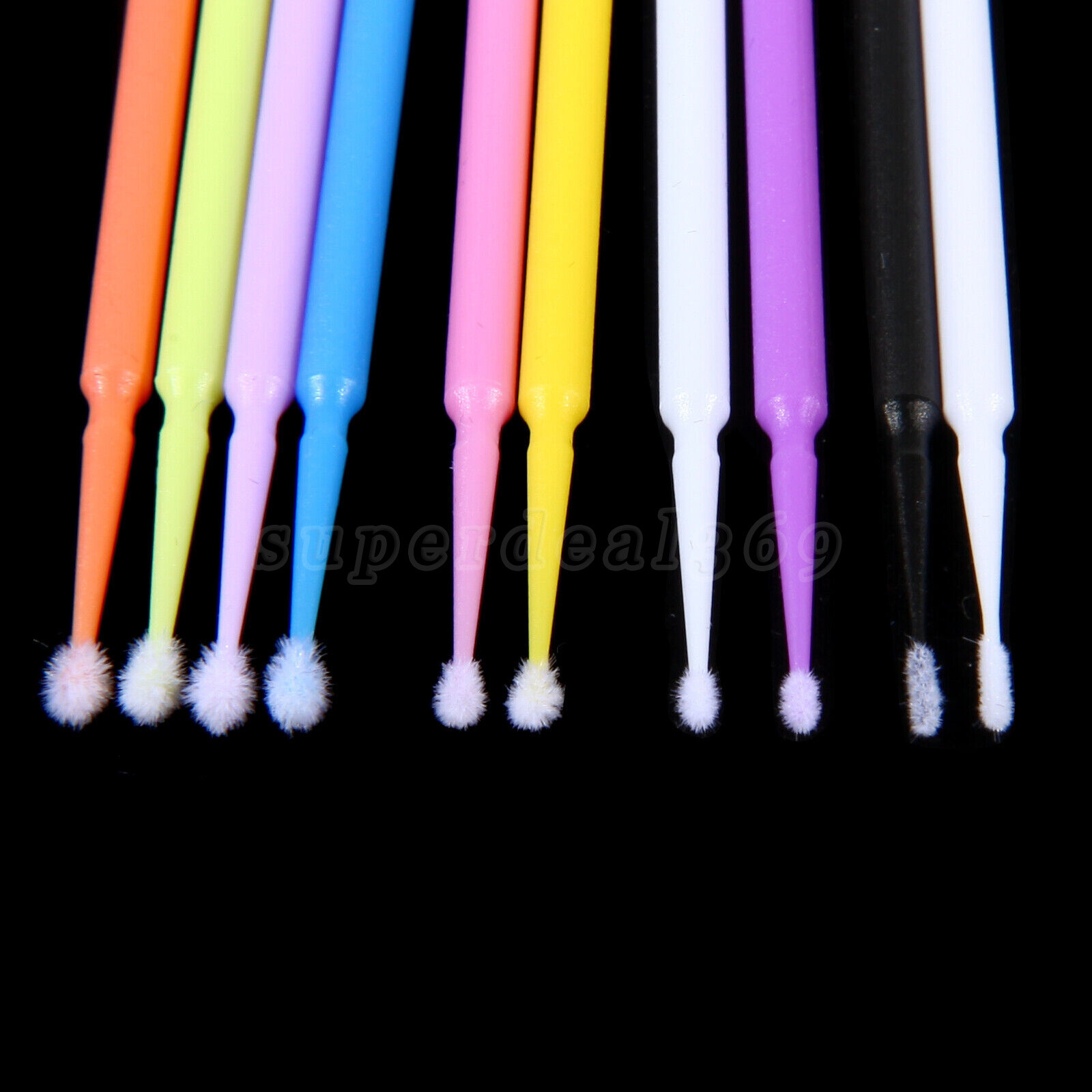 100pcs/pack Dental microbrush micro brush applicator tip regular/fine/ultrafine