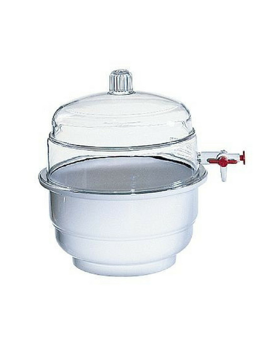 Desiccator Vacuum Dessicator 200mm Fully Autoclavable – PP – PolyLab -1 Each