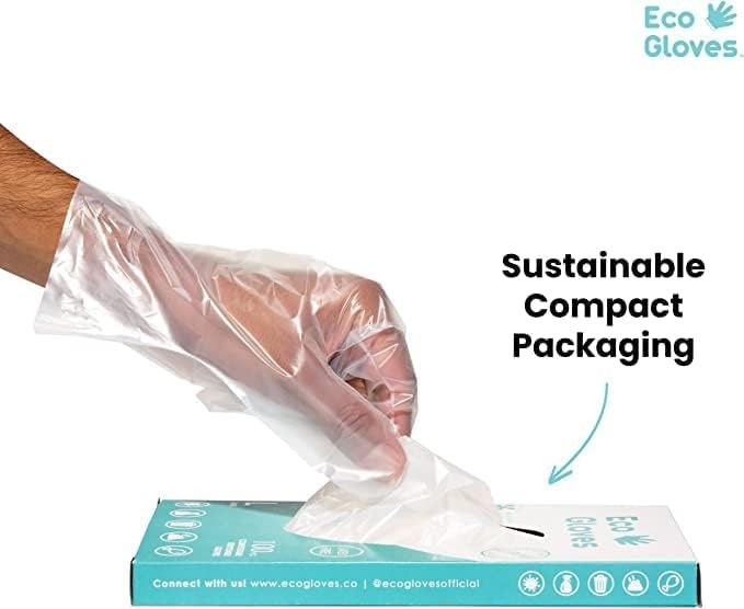 Plantbased Compostable Ecofriendly Gloves For Food Prep Cleaning