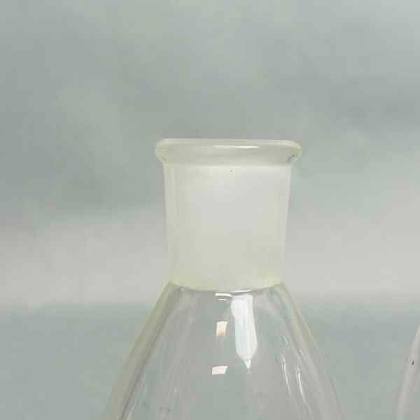 Chemglass 25 ml Single Neck Evaporating Flask 14/20 Outer Joint Set of 6