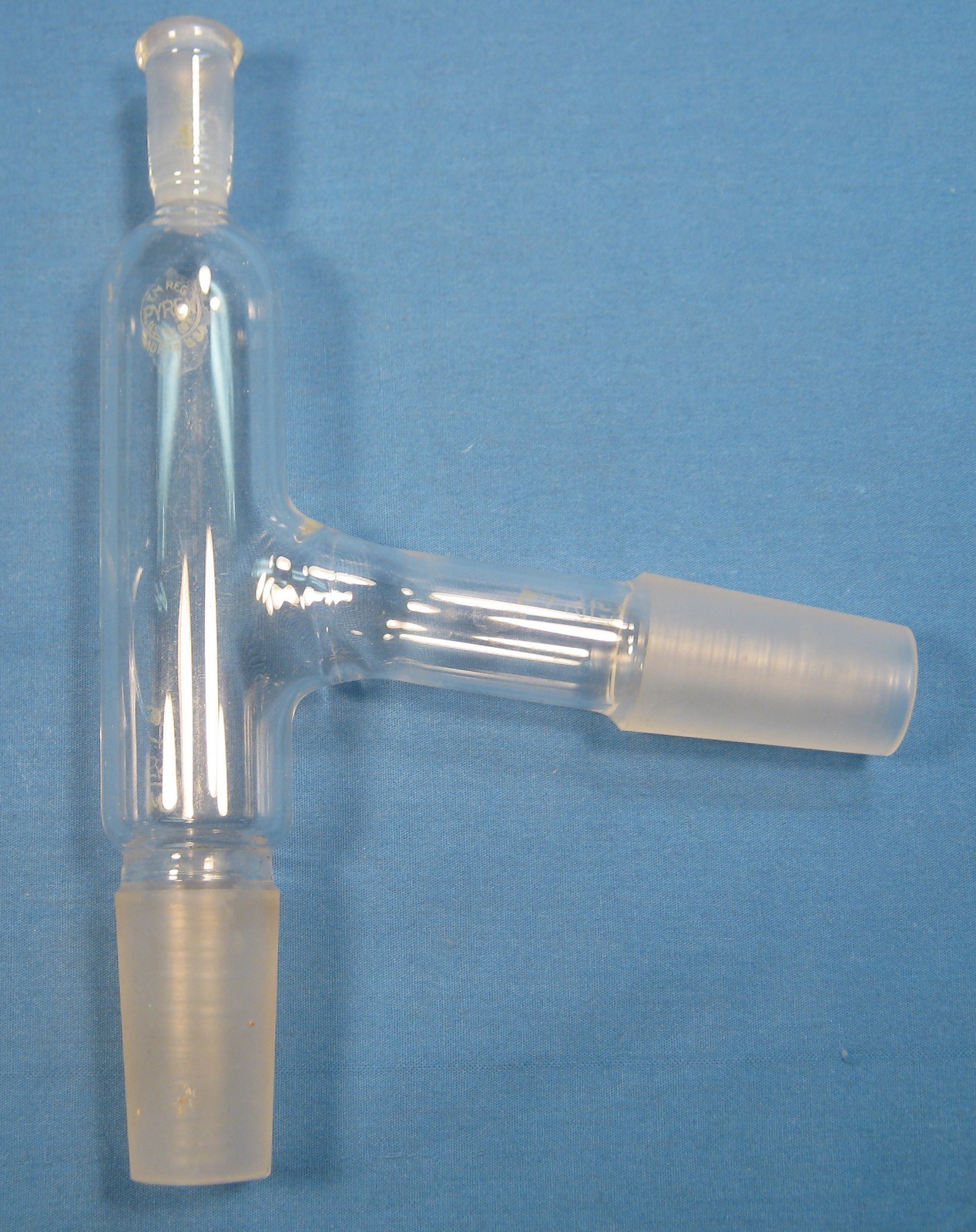 PYREX ADAPTER CONNECTING 75′ ANGLE 24/40 & 10/30 FREE SHIPPING Q-1