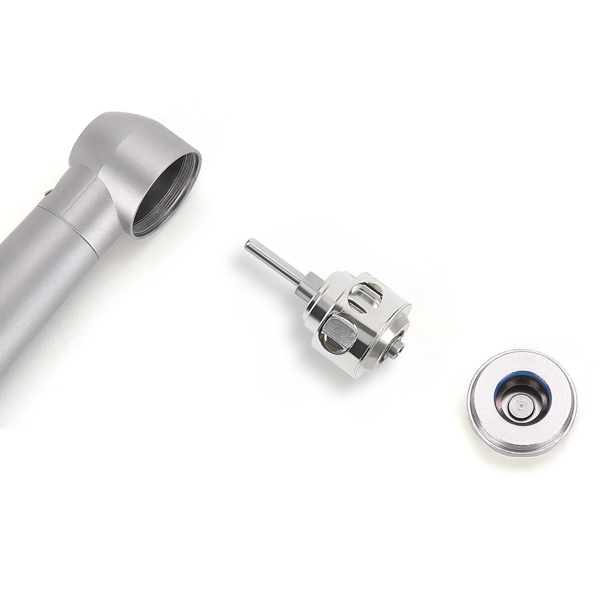 Dental Fiber Optic LED E-generator High Speed Handpiece 4 Holes M4 Air Turbine