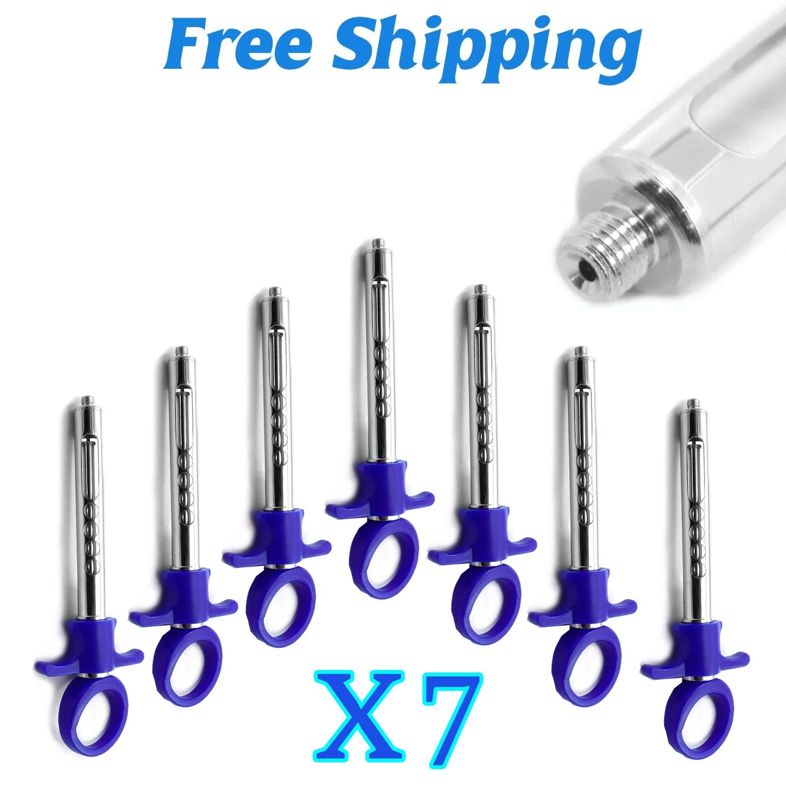 New Dental Auto Passive Syringe 1.8ml Self Aspirating Jeringa de Anestesia X7
