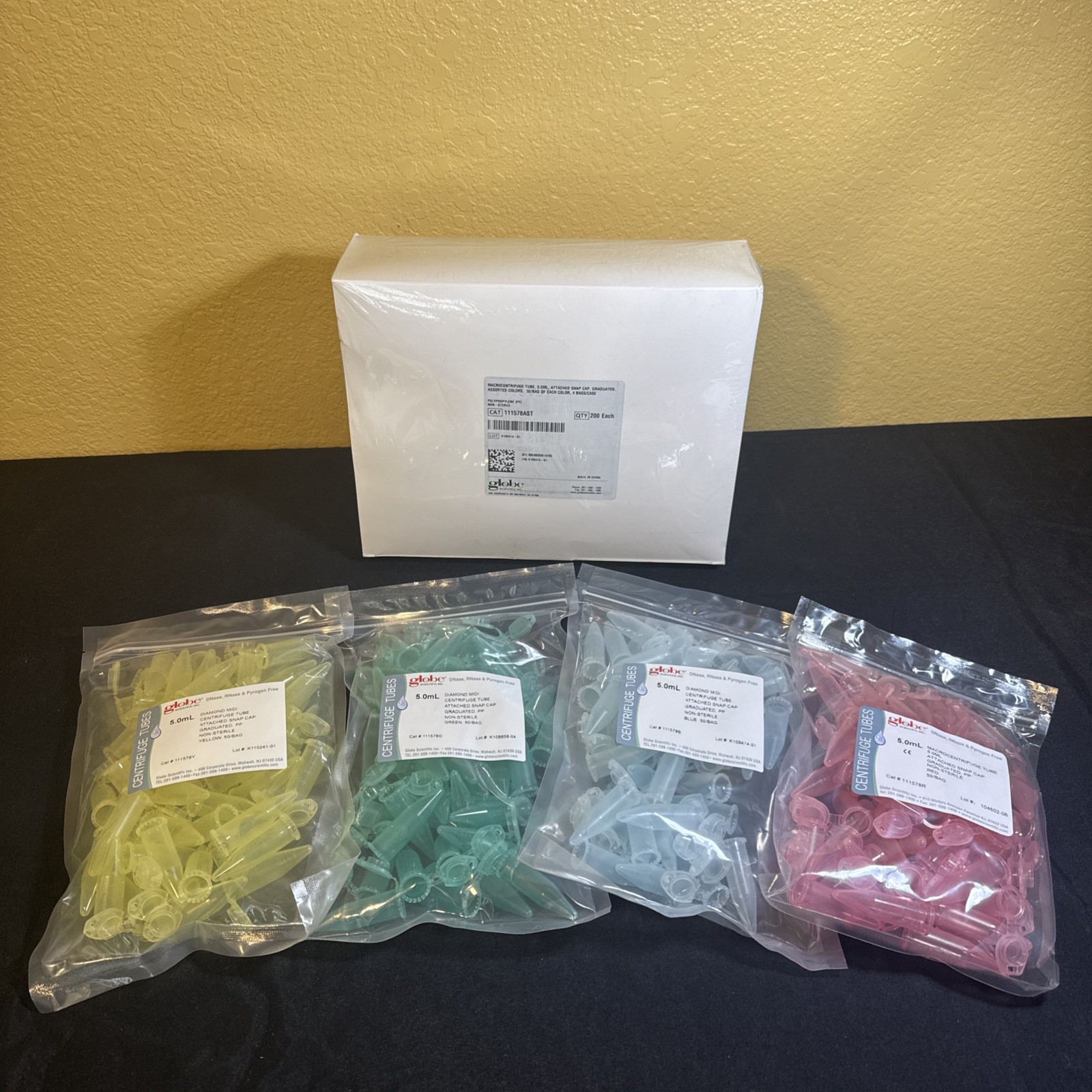 Globe Scientific 111578 AST Macrocentrifuge Tube – 5.0Ml – 200 Per Case