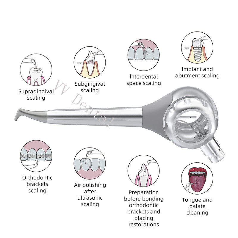 Dental Air Prophy Unit Teeth Whitening/Cleaning Spary Airflow Polishing Machine