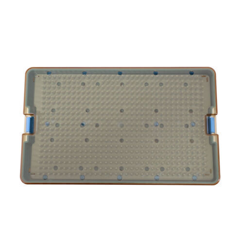 PPSU sterilization tray case sterilising w/ silicone mat surgical instrument