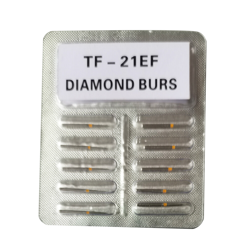 200Pcs/20Packs Dental Diamond Burs FG 1.60mm for High Speed Handpiece 214types