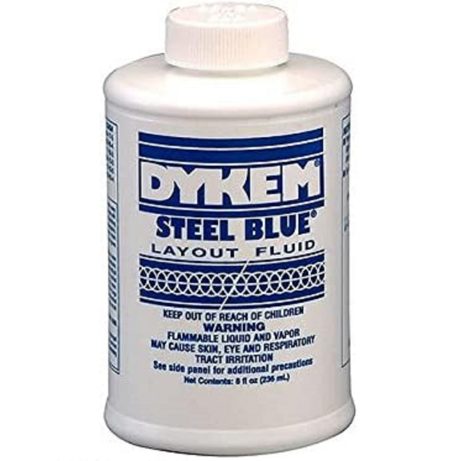 Dykem Layout Fluid Blue, 8 oz. Can and Brush in Cap. Machinist Dye for Metal …